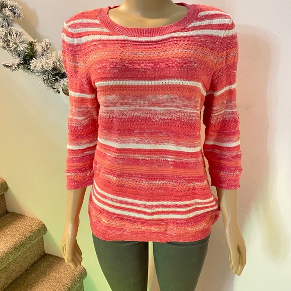 Tommy Hilfiger Pink Crewneck Sweater - Picture 2 of 5